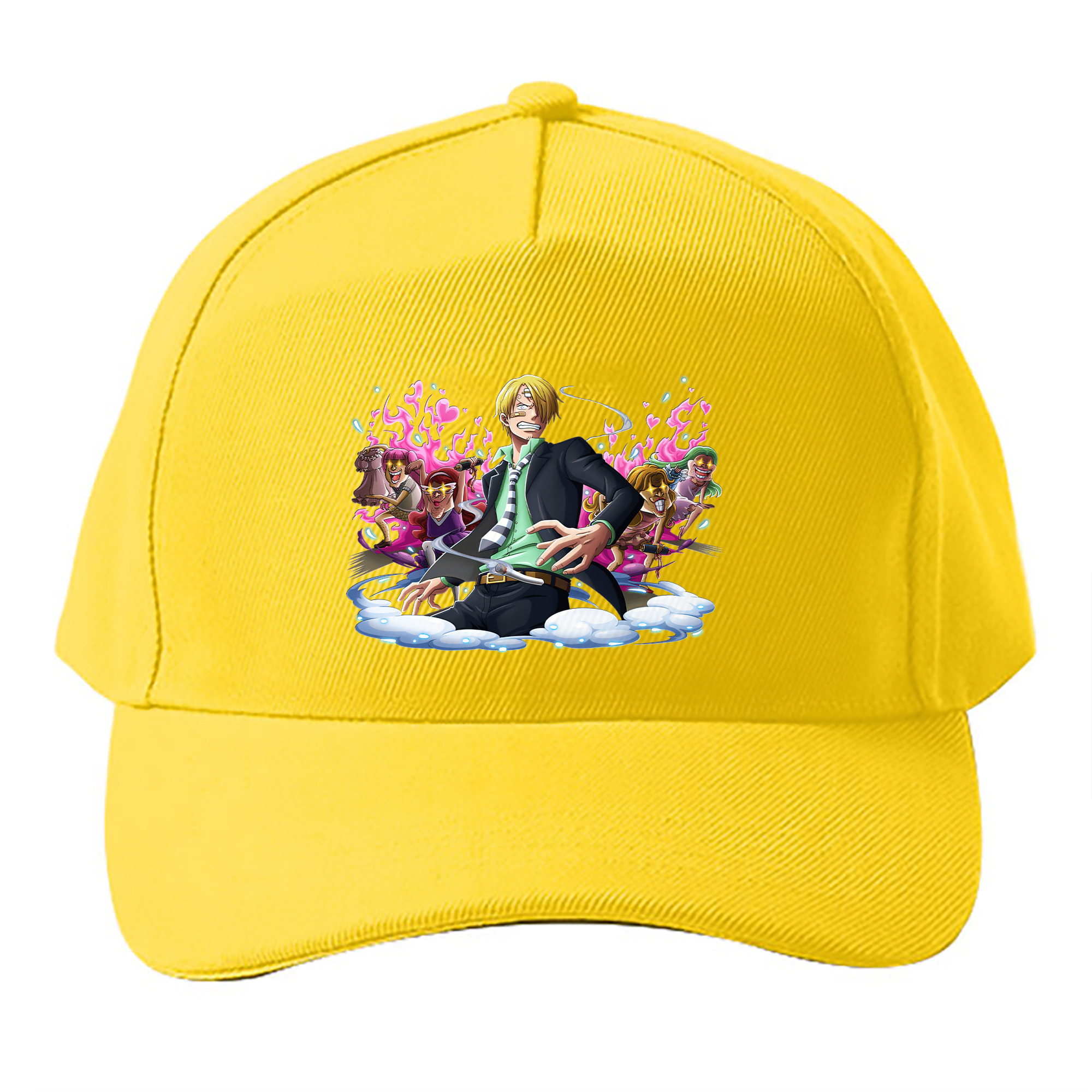 （画像用） ワンピース サンジ ONE PIECE Sanji ベースボールキャップ 綿100％ 男女兼用 帽子 スポーツ